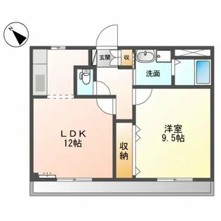 フォルトゥーナ【2階】の間取り