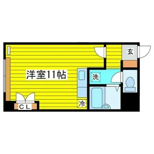 モンターニュアネックス【201号室】の間取り