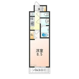 アドバンス京都エーデル【3階】の間取り