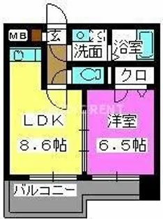 クラシカル大手門【3階】の間取り