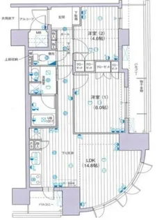 サクラメント駅南大路【5階】の間取り
