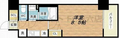 PHOENIX新大阪【4階】の間取り