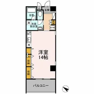 ザ・ライフ南久留米スタイル【206号室】の間取り