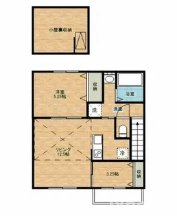 エピーク下中条A棟【2階】の間取り