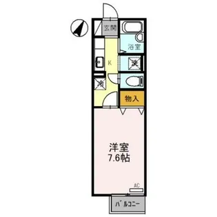 兵庫県芦屋市西山町【アパート】の間取り