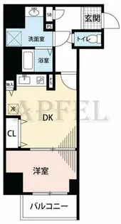 ドゥーエ玉造【11階】の間取り