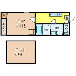 グラッセ【2階】の間取り