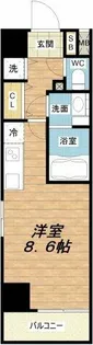 JMFレジデンス大阪福島【9階】の間取り