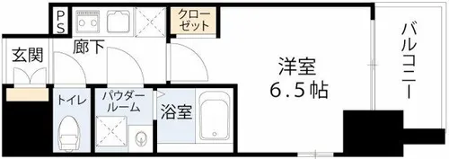 JMFレジデンス海老江【15階】の間取り