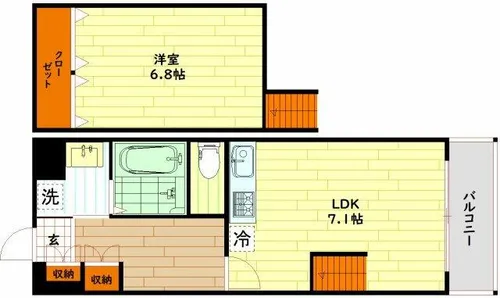 プレサージュ【7階】の間取り