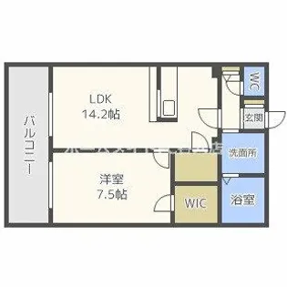 ルクレ阿波座レジデンス【12階】の間取り