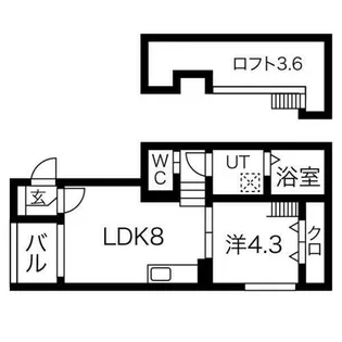 i-CUBE【2階】の間取り