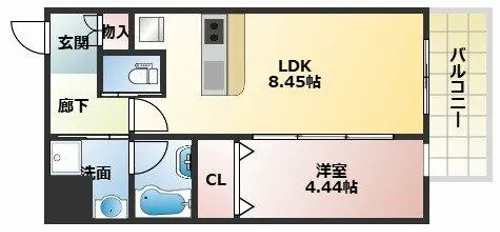 プレジオ永和EURO【13階】の間取り