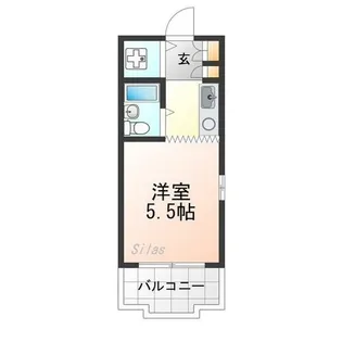 コモリスター桂【2階】の間取り