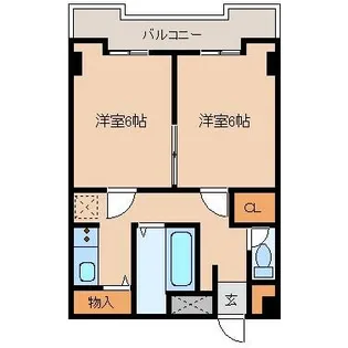 メゾン大和7号館【6階】の間取り