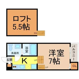 エスパス リブレ【1階】の間取り