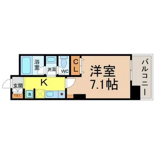 CASAプラスアルファ名駅南(CASA+α名駅南)【4階】の間取り