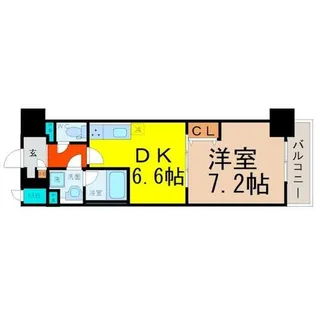 フレール上前津【11階】の間取り