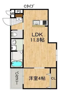 ARCAりんくうⅠ【2階】の間取り