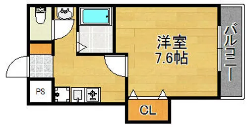 M’PLAZA住吉公園弐番館【9階】の間取り