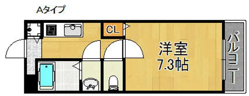 サンリゾート28【1階】の間取り