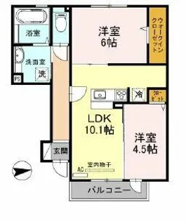 メゾンド・和【1階】の間取り