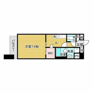 アビティ江坂【7階】の間取り