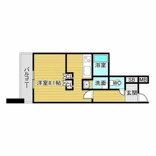 アビティ江坂【12階】の間取り