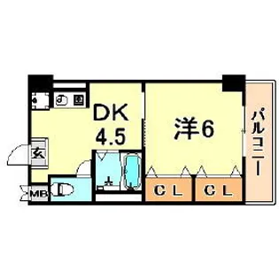 ハーバーズコート【7階】の間取り