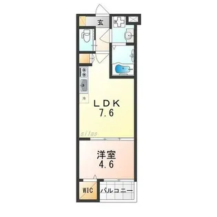 ステラキャットクローバー【3階】の間取り