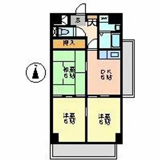 3DKの間取り画像