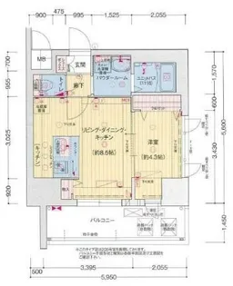 プレサンス名古屋ルーカス【2階】の間取り
