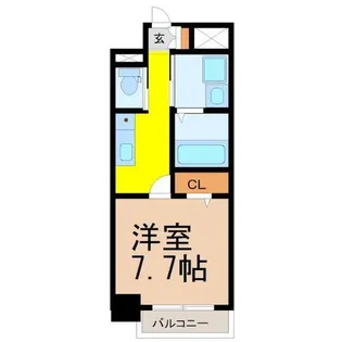 ブルームライフ八田駅前【5階】の間取り