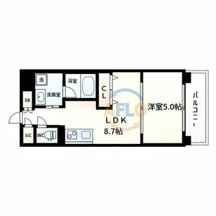 estageo関目高殿【4階】の間取り