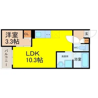 Jack onoⅠ【2階】の間取り