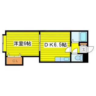 グランドビル【303号室】の間取り