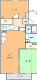 さくらパークハイム【1階】の間取り
