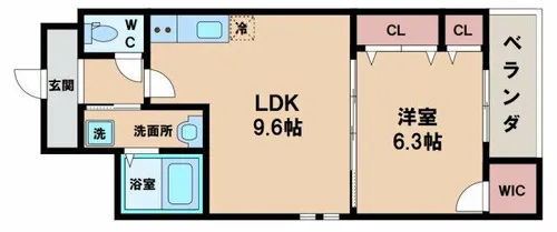 Fujipalace 桜 西今川Ⅱ番館【3階】の間取り