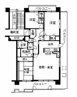 あべのセレサ【11階】の間取り