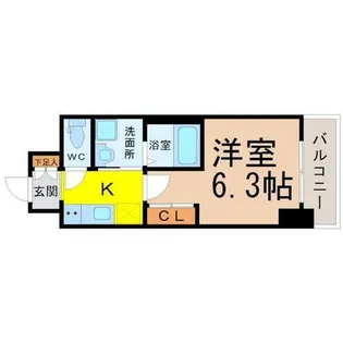 PLATZ TACHIBANA(プラッツタチバナ)【5階】の間取り