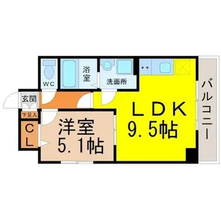 サンマール金山南【6階】の間取り