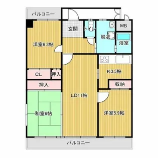 T,sMarcher【4階】の間取り