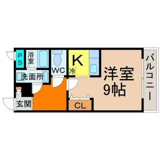 プリミエール塩付通【1階】の間取り