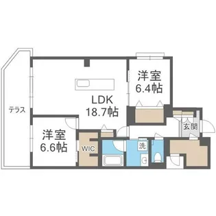 ACERO GARDEN【1階】の間取り
