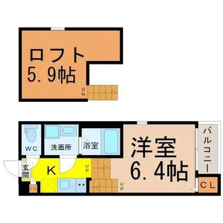 アルバ上小田井【2階】の間取り