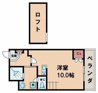 フレンドシップ2【4階】の間取り