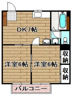 サザンハイム【105号室】の間取り