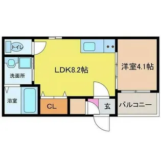ココパイン【3階】の間取り