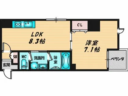 グランスイート【3階】の間取り