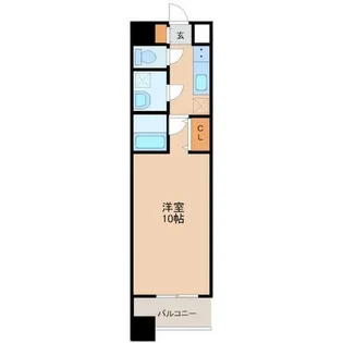 ヴィルクレア桜山【6階】の間取り